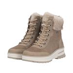 Ботильоны на шнуровке REMONTE, Beige/Ecru/Dark beige - фото 8