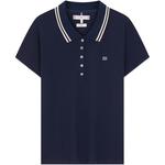 Женская поло Tommy Hilfiger, синий - фото 3