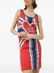 Платье мини с принтом Love Moschino, красный - фото