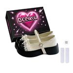 Туфли Mary Jane Shoes Women's Box Boldi Kuki, Beige (Exclusive Box+Includes Socks) - фото