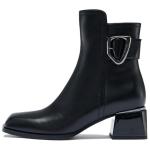 LE SAUNDA Ботильоны женские 5,5 см, черные - фото