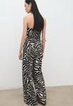 Комбинезон Mango Jumpsuit, Black White/Black - фото 4