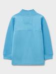 Детский хлопковый полу-зип свитер Padstow Crew Clothing, Aqua Blue - фото 2