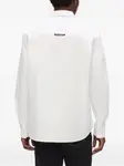 Рубашка с нашивкой-логотипом KARL LAGERFELD, белый - фото 4