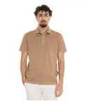 Рубашка-Поло с коротким рукавом Fay, бежевый - фото