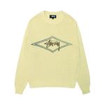 Свитер Stussy Surf Team Sweater, Faded Lime - фото