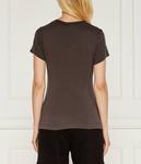 Футболка женская Calvin Klein Jeans облегающего кроя с монограммой, серый - фото 4