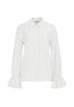 Блуза WE Fashion Button-down blouse, White - фото 5