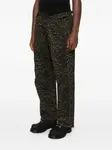 Брюки с анималистичным принтом Andersson Bell, зеленый - фото 3