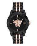 Часы V-Code Versace, цвет two tone/two tone/black - фото