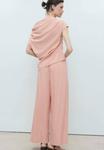Брюки DART PALAZZO Mango, светло-розовый - фото 3