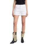 Шорты 7 For All Mankind Mid-Roll Shorts In Broken Twill White, Broken Twill White - фото