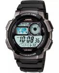 Мужские цифровые часы с черным полимерным ремешком, 43,7 мм Casio - фото