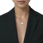BVLGARI Divas' Dream серия 18K Rose Gold колье Unisex White - фото 13