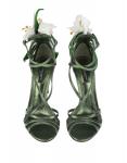 Сандалии Dolce&Gabbana, зеленый - фото 4