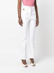 Patou джинсы bootcut с завышенной талией, белый - фото 3