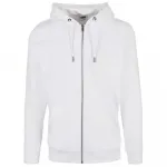 Толстовка Urban Classics Basic Terry full zip, белый - фото 3
