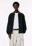 Куртка PULL&BEAR WITH COLLAR, Black - фото