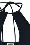 Топ Urban Classics Ladies Short Wraped Neckholder Top, черный - фото 3