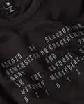 Мужской свитер с графическим текстом G-Star, черный - фото 5