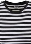 Принт на футболке SHORT STRIPED TEE Urban Classics, черный - фото 5
