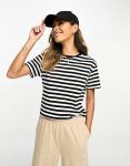 Футболка в черно-белую полоску ASOS DESIGN Ultimate - фото 4