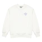 Свитер New Balance Logo Print Pullover 'White Purple', белый - фото