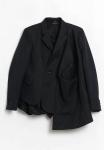 Женский асимметричный блейзер в черном цвете Comme Des Garcons - фото