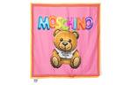 Шёлковый платок женский розовый MOSCHINO - фото