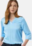 Блуза comma, светло-голубой - фото 3