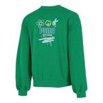 Свитер graphic sweatshirt 'green' Puma, зеленый - фото