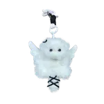 Плюшевый кулон A little tide to play, белый - фото