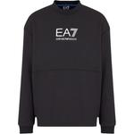 Свитшот с принтом логотипа Ea7 EMPORIO ARMANI, черный - фото 6