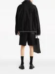 Шорты-бермуды с логотипом Prada, черный - фото 3