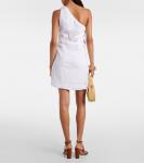 Мини-платье из льна Marga со сборками Faithfull, Solid White - фото 3