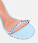 Босоножки Gigi 95 с декором Amina Muaddi, Ice + Ice Crystal - фото 5