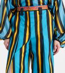 Полосатые брюки широкого кроя Dolce&Gabbana, Hhfvl - фото 4