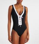 Деми-купальник Karla Colletto, Black White - фото 2