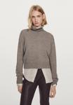 Джемпер Massimo Dutti SHORT KNIT SWEATER, Light Brown - фото