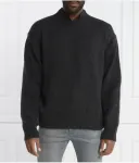 Свитер oversize fit Hugo, графитовый - фото