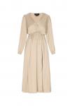 Faina Платье в бежевом цвете - фото
