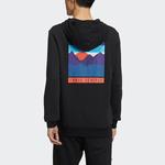 Толстовка Men's adidas neo Favorites Pattern Printing Pullover Black, черный - фото 4