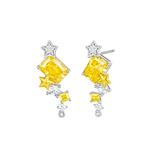 DESIGN CIRCLES Серьги-гвоздики из серебра 925 пробы - фото 3