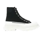 Кроссовки Alexander McQueen Alexander McQueen Wmns Tread Slick Boots 'Black White', черный - фото