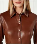 Платье Patrizia Pepe, коричневый - фото 4