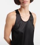 Мини-платье из ситца Toteme, черный - фото 4