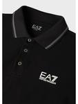 Футболка поло EA7, черный - фото 3