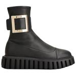 Женские черные ботинки на каблуке 3 см Roger Vivier - фото 3