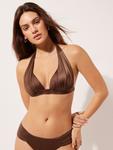 Треугольный бикини-топ CALZEDONIA, Brown - фото 6