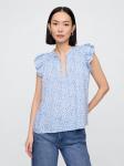 Блузка GAP, светло-синий - фото